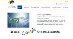 Desktop Screenshot of link4skills.com