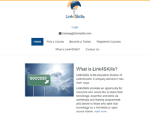 Tablet Screenshot of link4skills.com